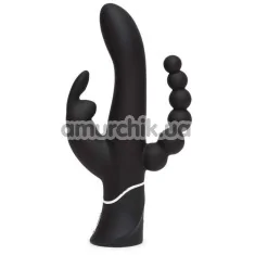 Вібратор Happy Rabbit Triple Vibrator, чорний - Фото №1