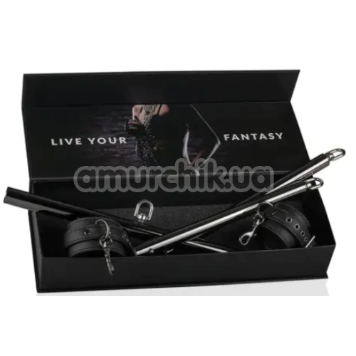 Фіксатори для ніг Easy Toys Expander Spreader Bar and Cuffs, чорні