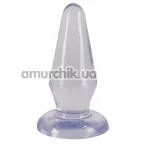 Анальна пробка Crystal Clear Big Plug, прозора - Фото №1