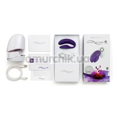 Вибратор We-Vibe 4 Plus Purple (ви вайб 4 плюс фиолетовый)
