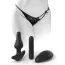 Трусики с анальной пробкой с вибрацией HookUp Panties Remote Bowtie Bikini, черные - Фото №7