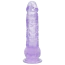 Фаллоимитатор Realrock Crystal Clear Dildo Realistic 5, фиолетовый - Фото №3