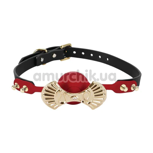 Кляп Zalo Silicone Ball Gag, красный - Фото №1