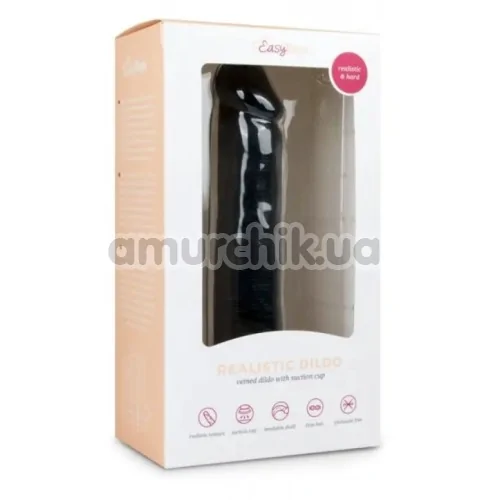 Фаллоимитатор Easy Toys Realistic Dildo 20 см, черный