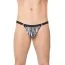 Труси-стрінги чоловічі Mens Thongs 4528, зеброві