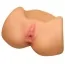 Искусственная вагина и анус с вибрацией Farrah's Full-On Vibrating Pussy & Ass, телесная - Фото №2