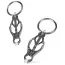 Зажимы для сосков Easy Toys Clover Clamps Large Ring, серебряные - Фото №2