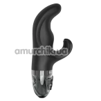 Вибратор с электростимуляцией Mystim Black Edition Hop Hop Bob, черный - Фото №1