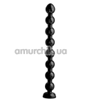 Анальні кульки Hosed Beaded Hose 19, чорні - Фото №1