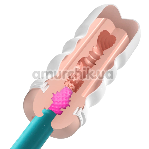 Мастурбатор Pretty Love Vacuum Cup Masturbator Flora, тілесний