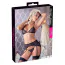 Комплект Cottelli Collection Lingerie Lace Suspender Set, черный: бюстгальтер + пояс для чулок + трусики-стринги - Фото №5