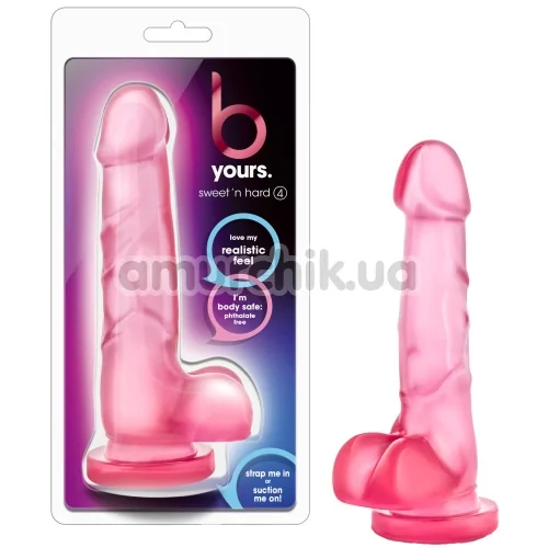 Фалоімітатор B Yours Sweet N Hard 4, рожевий