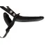 Подвійний страпон Double Strap - On Black Silicone, чорний - Фото №2