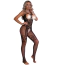 Комбінезон Star Night Chain Open Bodystocking, чорний - Фото №2