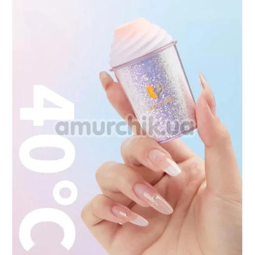 Симулятор орального секса для женщин с вибрацией и подогревом BeYourLover Magic Joy Cup, сиреневый