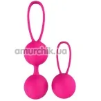 Набор вагинальных шариков Love Balls Duo Ball Set, розовый - Фото №1