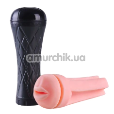 Мастурбатор Men Powerup Passion Cup Pocket Pussy Mouth, тілесний - Фото №1