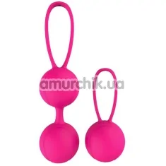 Набір вагінальних кульок Love Balls Duo Ball Set, рожевий - Фото №1