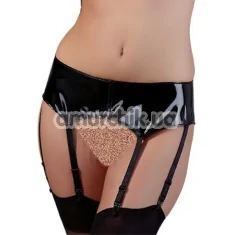 Пояс для чулок Black Level Lack Straps, черный - Фото №1
