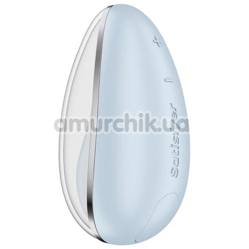 Клиторальный вибратор Satisfyer Drop To Go, голубой