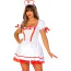Костюм медсестры Leg Avenue Naughty Nurse Costume, белый: платье + чепчик - Фото №4