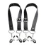Зажимы для половых губ Master Series Spread Labia Spreader Straps, черные - Фото №2