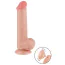 Фалоімітатор Sliding-Skin Dual Layer Dong 8 з маленькою мошонкою, тілесний - Фото №3