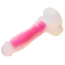 Фалоімітатор Radiant Glow In The Dark Soft Silicone Dildo Large, рожевий - Фото №6
