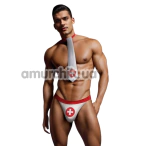 Костюм медбрата Envy 2PC Nurse Kit, бело-красный: трусы + галстук - Фото №1