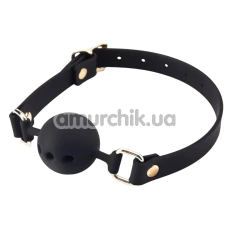 Кляп Roomfun Silicone Mouth Gag, черный - Фото №1