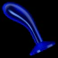 Анальная пробка Flawless Clear Anal Plug 6, синяя - Фото №5