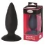 Анальна пробка Malesation Medium Silicone Butt Plug, чорна - Фото №2