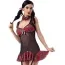 Костюм школярки LeFrivole Schoolgirl Costume (02916), чорно-червоний - Фото №3