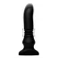 Анальный вибратор с толчками Thunderplugs Silicone Vibrating & Thrusting Plug with Remote Control, черный - Фото №1