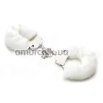 Наручники Furry Love Cuffs, білі - Фото №1