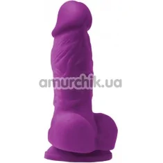 Фаллоимитатор Colours Pleasures 4, фиолетовый - Фото №1