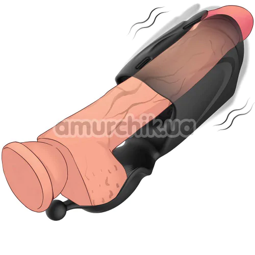 Мастурбатор з вібрацією Male Penis Masturbator, чорний