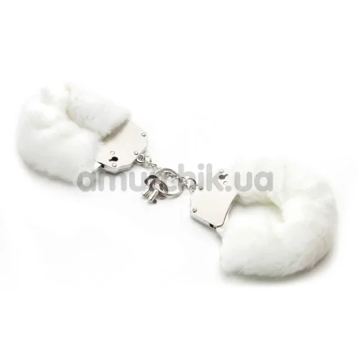Наручники Furry Love Cuffs, белые - Фото №1