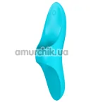 Вибронасадка на палец Satisfyer Teaser, голубая - Фото №1