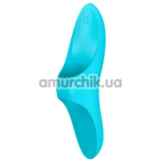Вібронасадка на палець Satisfyer Teaser, блакитна - Фото №1