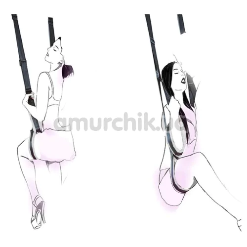Секс-качели Roomfun Posture Door Sex Swing, черные