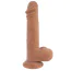 Фаллоимитатор T-Skin Real Wild Penetrator, светло-коричневый - Фото №1