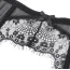 Комплект Star Night Sexy Eyelash Lace Set, черный: трусики-стринги + пояс для чулок - Фото №11
