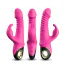 Вибратор с толчками и вращением головки Thrusting Vibrator Zing, розовый - Фото №4