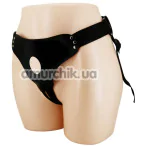 Трусики для страпона Pretty Love Harness Briefs Adjustable Straps Love Spell, черные - Фото №1