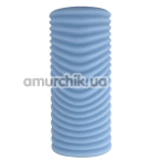 Мастурбатор Wooomy Saucy Abstract Masturbator, блакитний - Фото №1