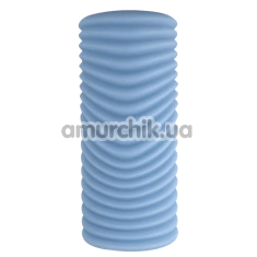 Мастурбатор Wooomy Saucy Abstract Masturbator, голубой - Фото №1