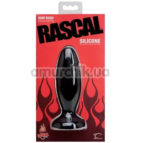 Анальна пробка Rascal Bum Rush, чорна