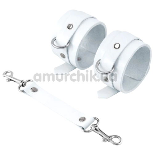 Фіксатори для рук Feral Feelings Hand Restraints, білі - Фото №1