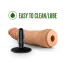 Фаллоимитатор для страпона Lock On Hexanite 7.5 Inch Dildo, телесный - Фото №2